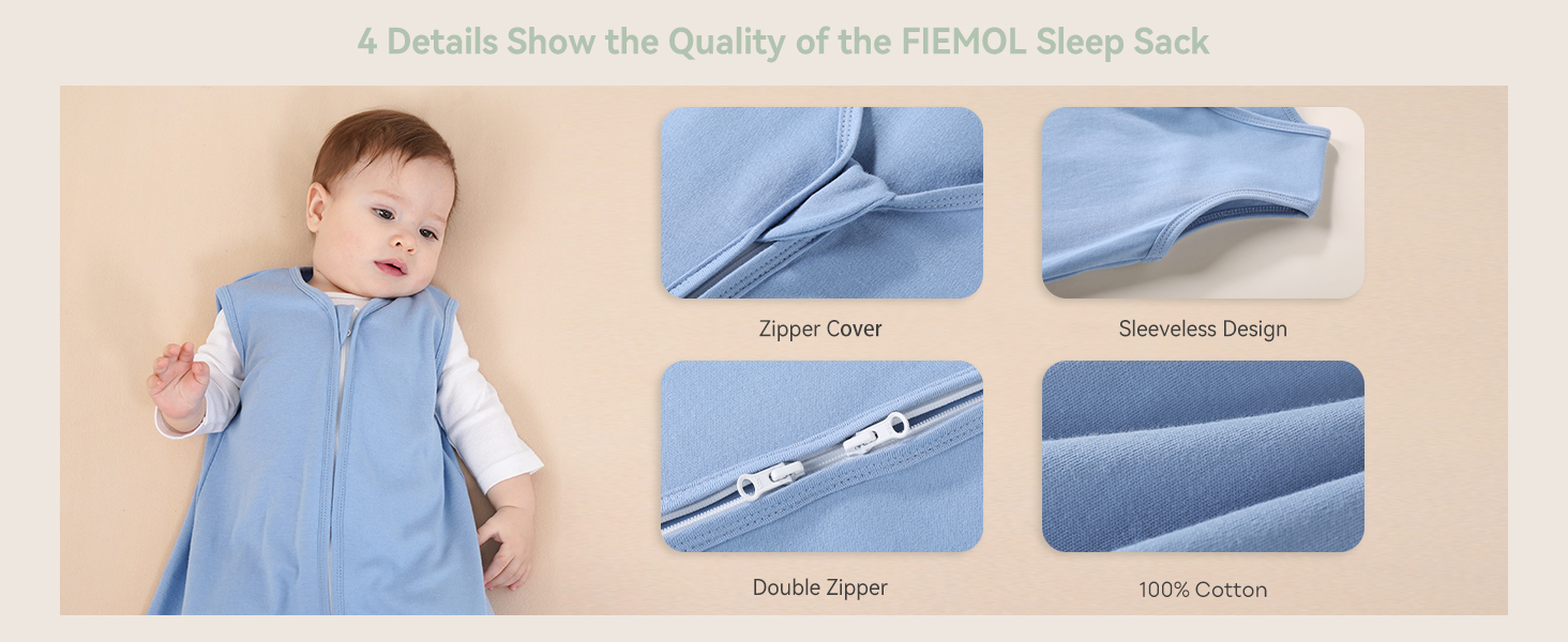 baby sleep bag light colored 3 piece pack sleeping wearable blankets 6 12 months sleep sack