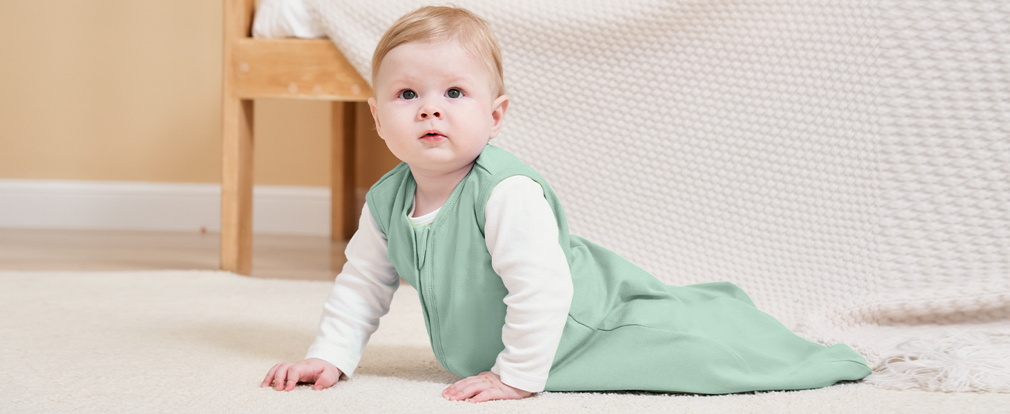 baby sleep bag light colored 3 piece pack sleeping wearable blankets 6 12 months sleep sack