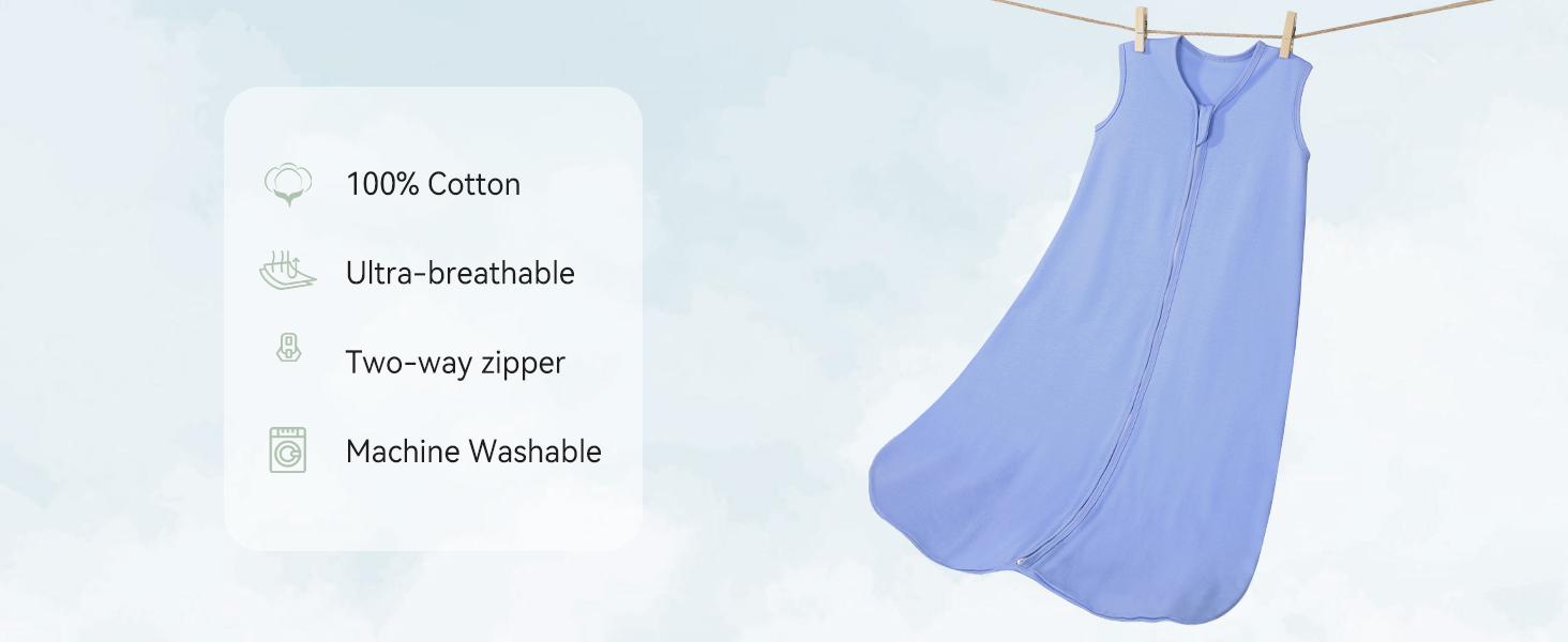 baby sleep sack 3 piece pack 100% cotton baby sleeping bag 6 12 months sleep bags