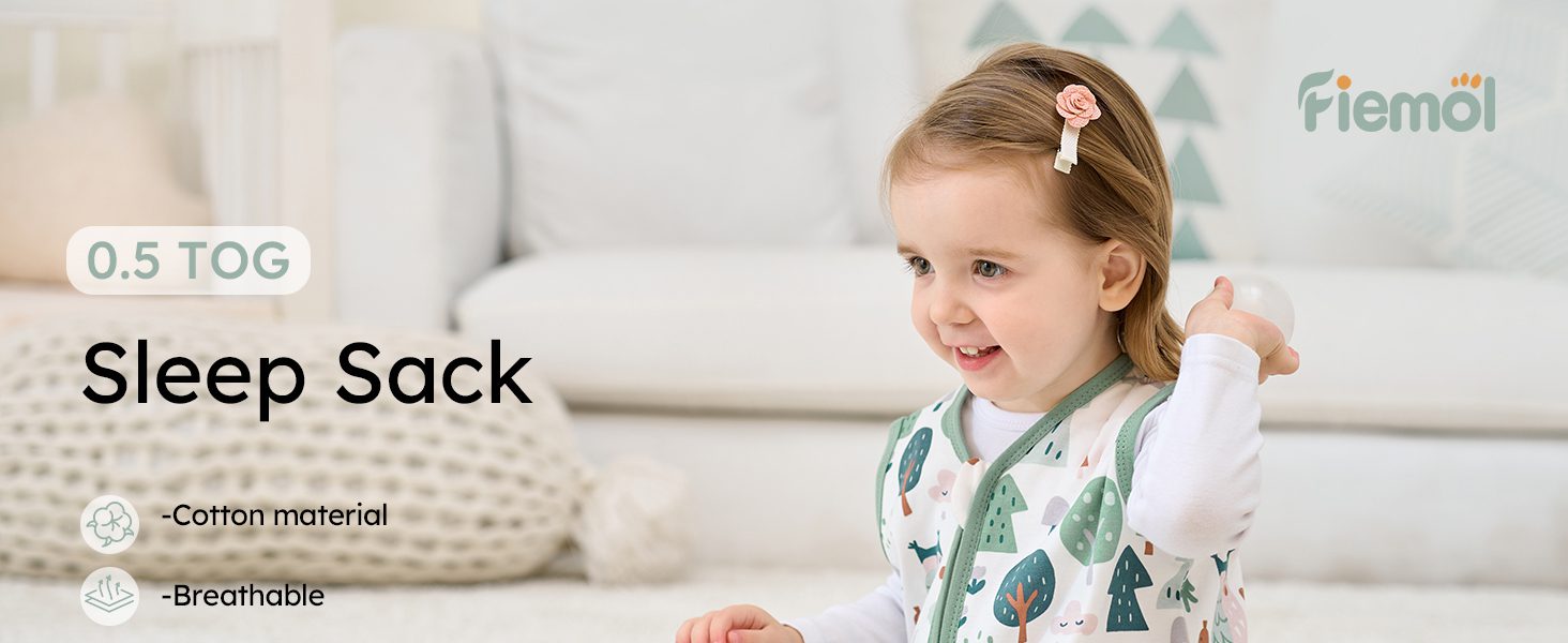 Baby Sleeping Sack Breathable Sleep Bag 3 Pack Sleep Sack for Babies PC A 1 1