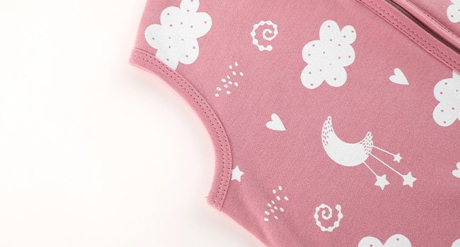 sleep sack with zipper 100% cotton wearable blanket for girl baby sleep sack