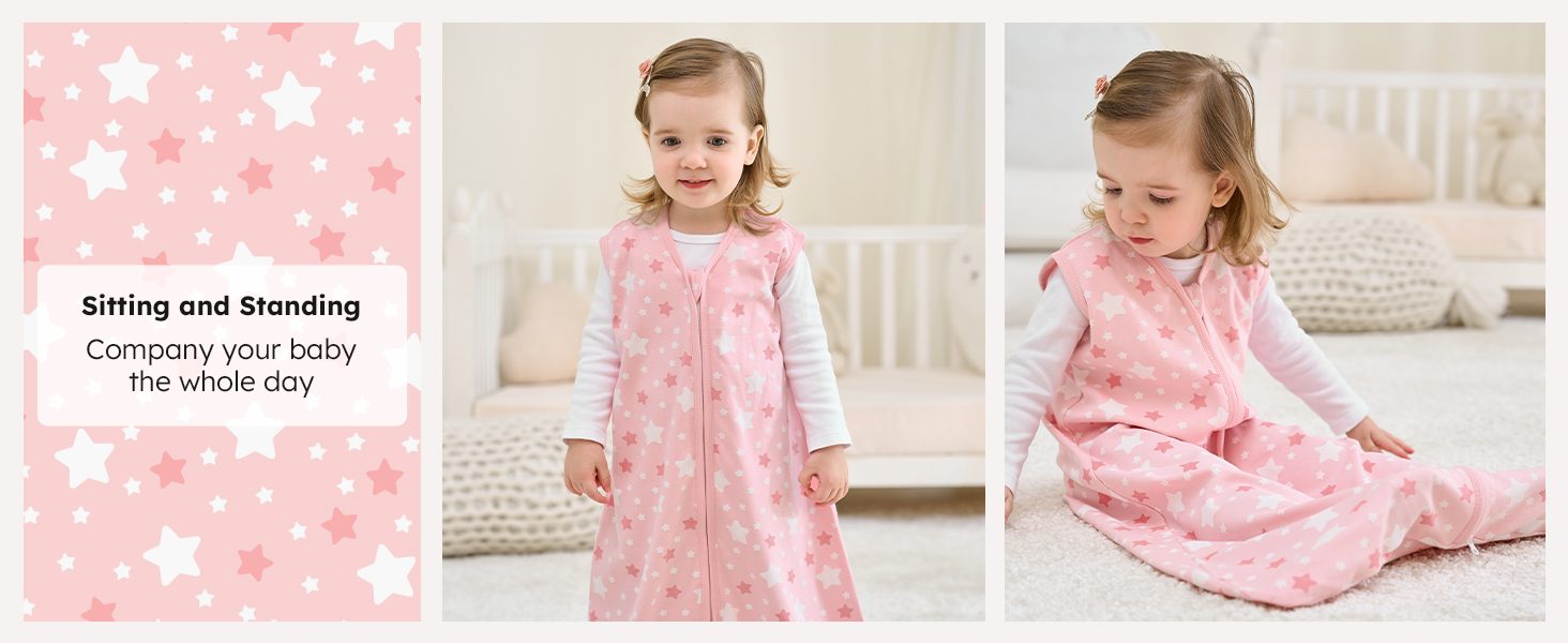 fiemol cotton sleep sack baby girl sleep sacks