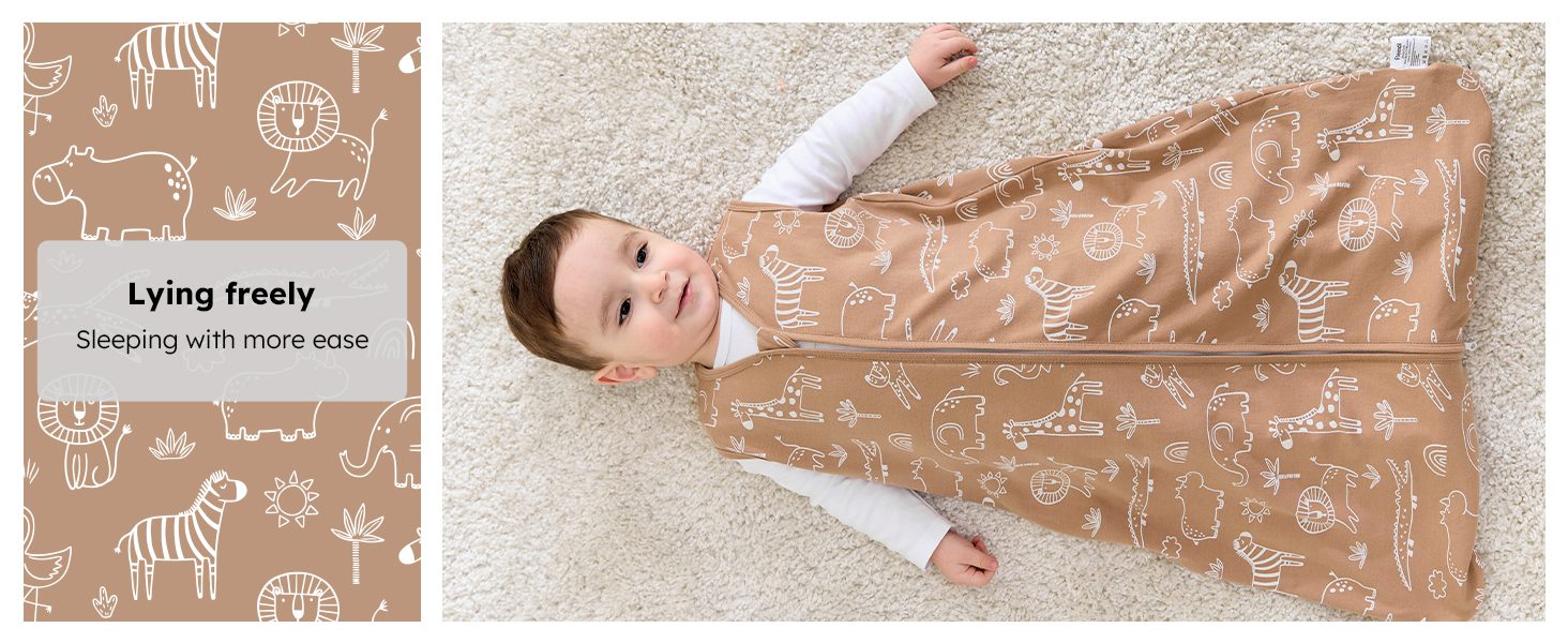baby sleep sack 3 pack wearable blanket for boy and girl 0.5 tog lightweight sleeping bag